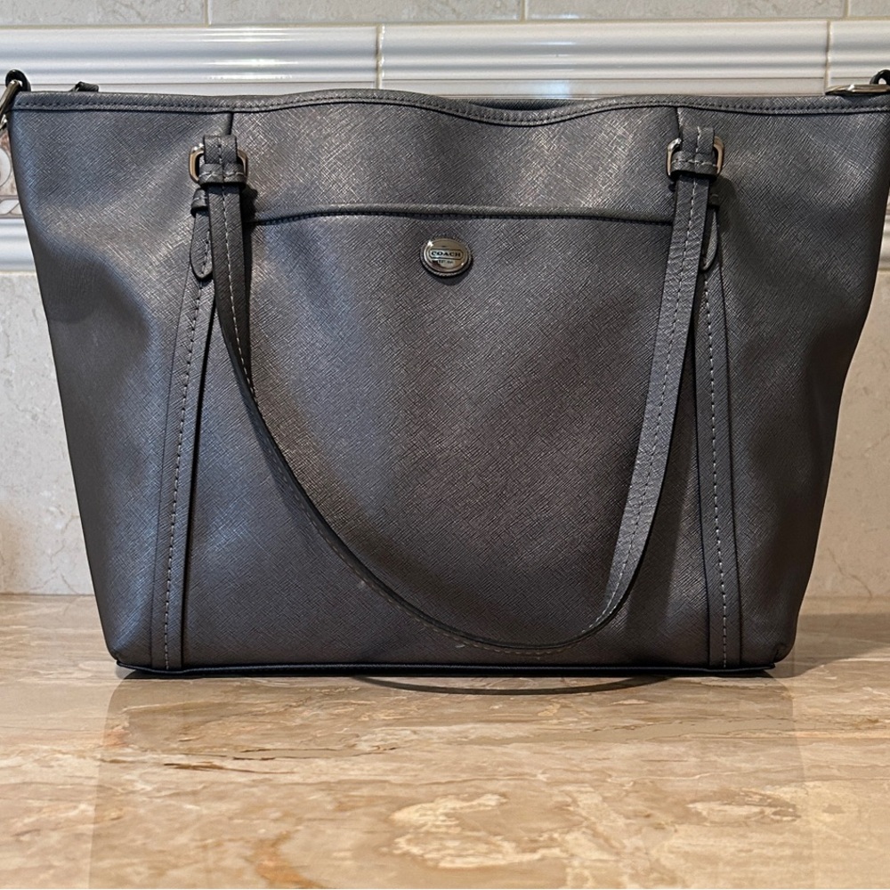 Coach Gray Tote Bag